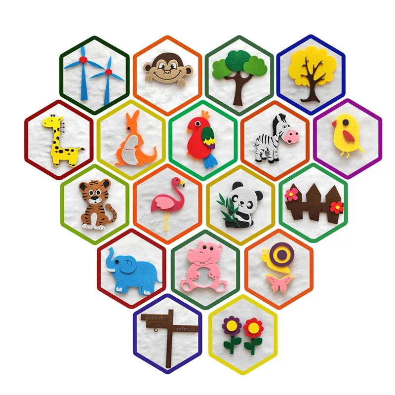 Montessori Didactic Material DIY Math Toy Color Shape Puzzle Matching Game Children Early Educational Learning Toy Teaching Aids