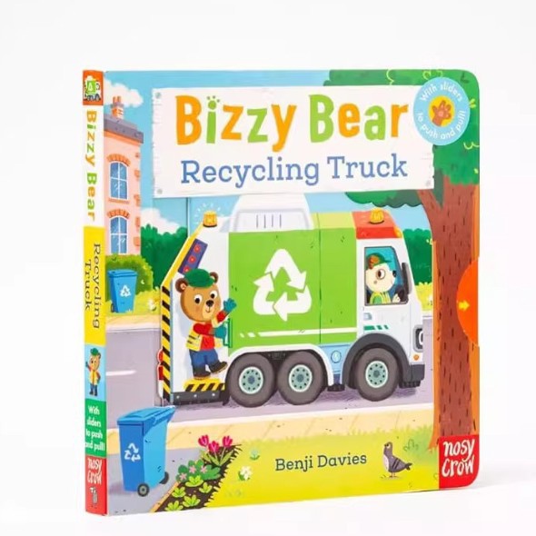 Bizzy Bear Busy Little Bear Picture Book Early Education Sing Along with Me Push-Pull Book Little Bear Is Very Busy