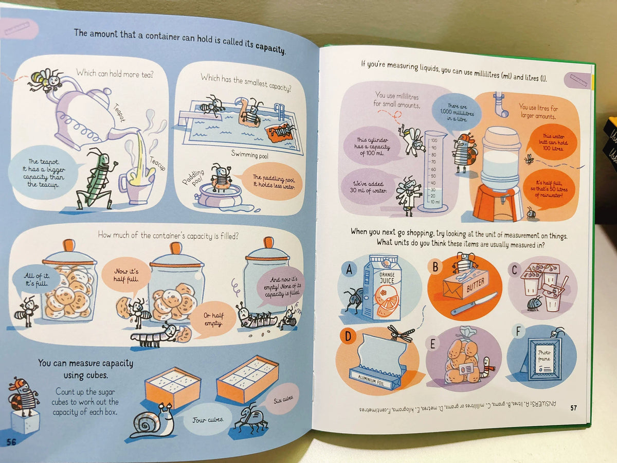 All the Maths you need to know by age 7 Children Educational English Picture Reading Book