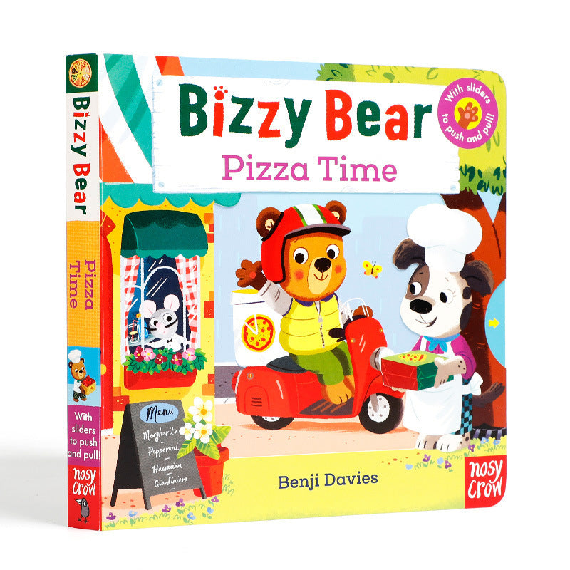 Bizzy Bear Busy Little Bear Picture Book Early Education Sing Along with Me Push-Pull Book Little Bear Is Very Busy