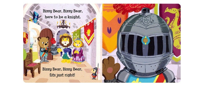 Bizzy Bear Busy Little Bear Picture Book Early Education Sing Along with Me Push-Pull Book Little Bear Is Very Busy