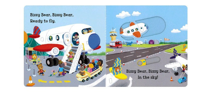 Bizzy Bear Busy Little Bear Picture Book Early Education Sing Along with Me Push-Pull Book Little Bear Is Very Busy
