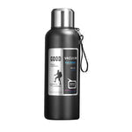 316 stainless steel liner vacuum all-steel thermal Pot Men's outdoor travel mountaineering portable large capacity thermal insulation Cup