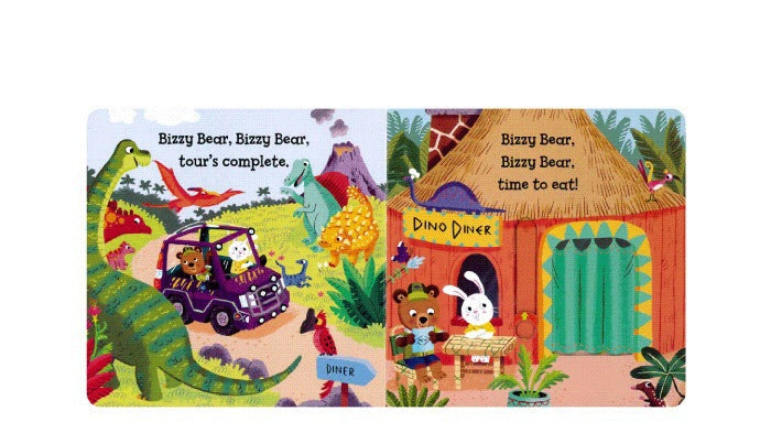 Bizzy Bear Busy Little Bear Picture Book Early Education Sing Along with Me Push-Pull Book Little Bear Is Very Busy