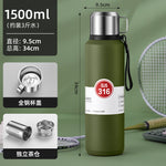 316 stainless steel liner vacuum all-steel thermal Pot Men's outdoor travel mountaineering portable large capacity thermal insulation Cup