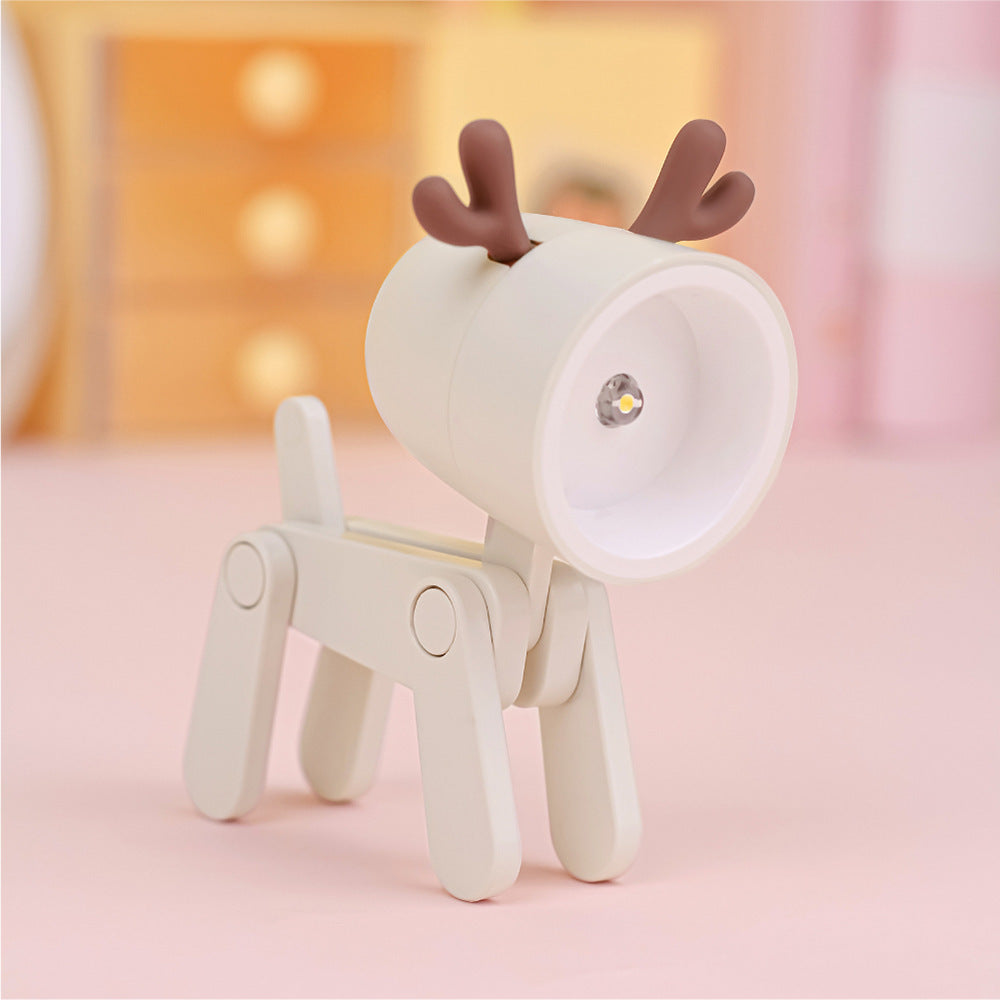 New Spotted Puppy Mini Night Light Desktop Lamp DIY Creative Gift Cartoon Ins Girl Cute Ornament
