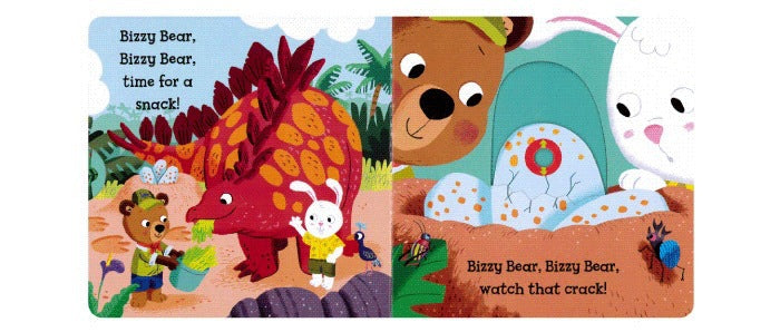 Bizzy Bear Busy Little Bear Picture Book Early Education Sing Along with Me Push-Pull Book Little Bear Is Very Busy
