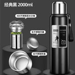 316 stainless steel liner vacuum all-steel thermal Pot Men's outdoor travel mountaineering portable large capacity thermal insulation Cup