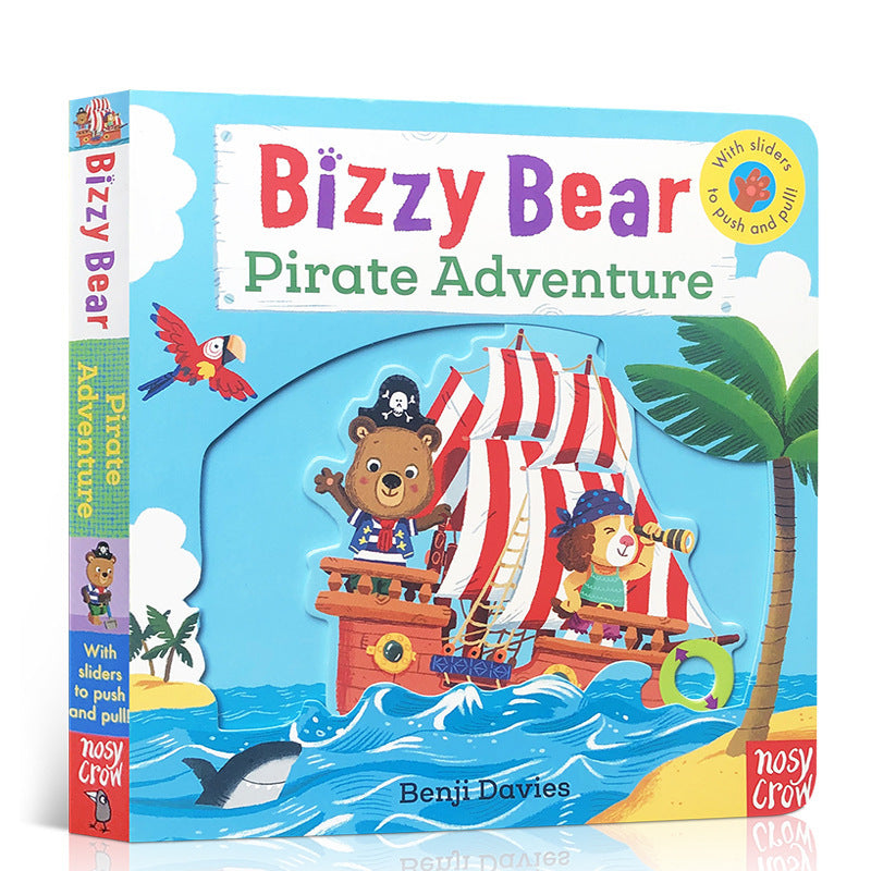 Bizzy Bear Busy Little Bear Picture Book Early Education Sing Along with Me Push-Pull Book Little Bear Is Very Busy
