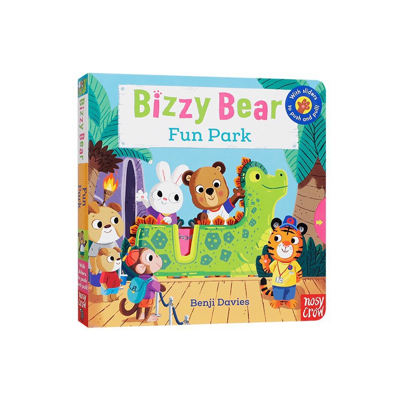 Bizzy Bear Busy Little Bear Picture Book Early Education Sing Along with Me Push-Pull Book Little Bear Is Very Busy