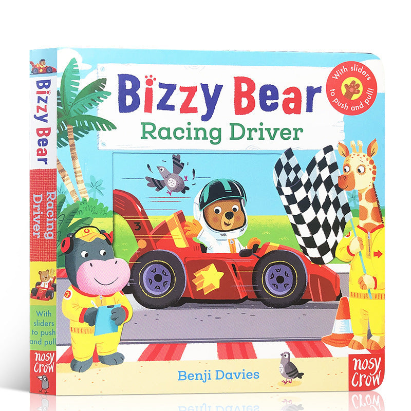 Bizzy Bear Busy Little Bear Picture Book Early Education Sing Along with Me Push-Pull Book Little Bear Is Very Busy