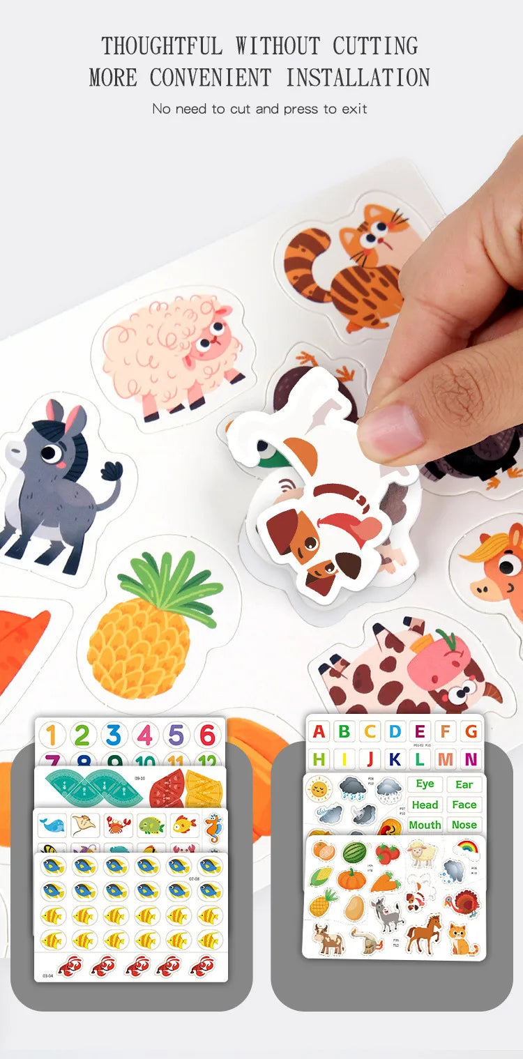 Montessori Baby Quiet Book – My First Learning Activity Book for Toddlers