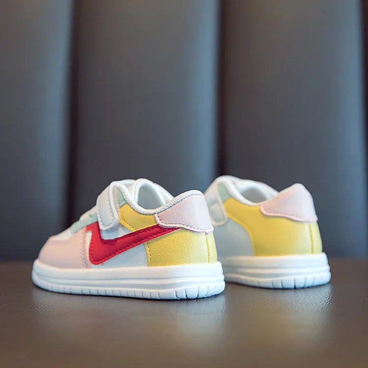 Baby Shoes Infants Boys Girls Childrens Sneakers Kids Baby Shoes Leather Shoes Soft Soles Flat Childrens Sports Shoes Fashion