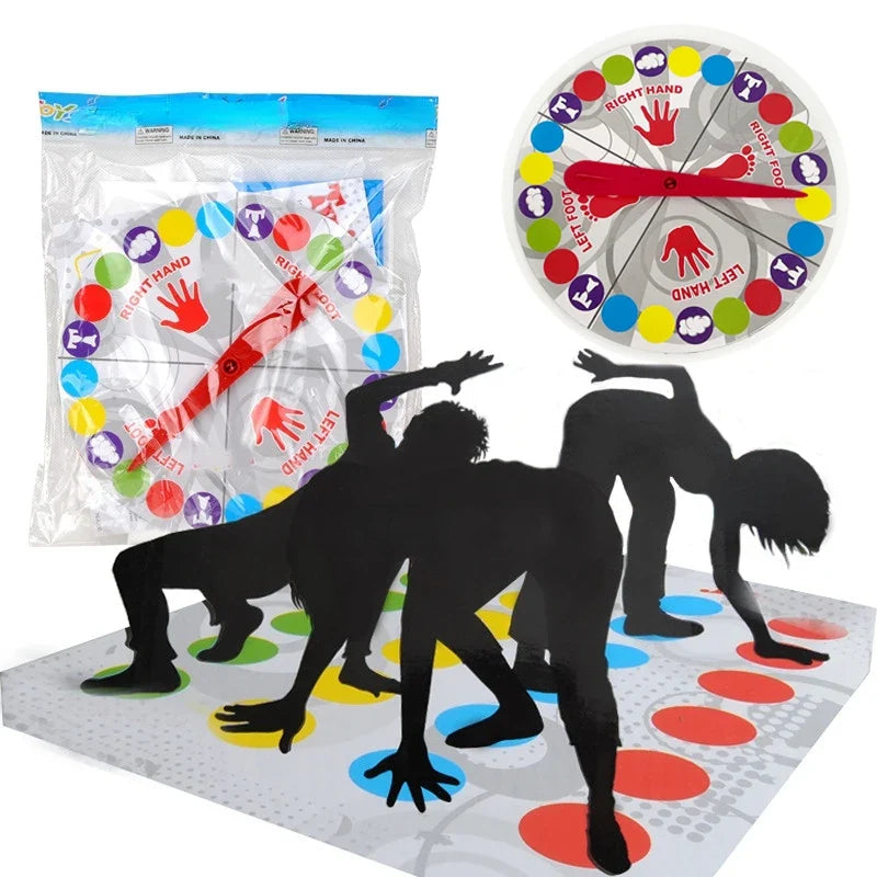 Parent Child Interactive Game Body Balance Blanket Classic Twister Party Children's Body Twisting Music Educational Sports Toys