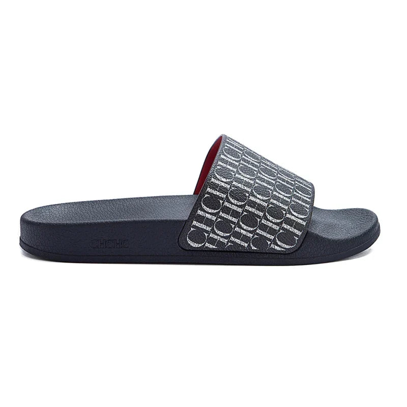 CH Women's Slippers Trendy Style Letter Print Design High Quality Beach Slippers Can Be Worn Out Premium Fashion Women's Casual