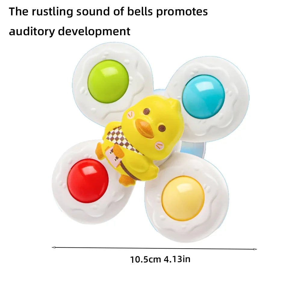 Baby Sucker Spinning Toys Children Bath Montessori Education Rotating 3 Years Bathroom Toys for Toddler Infant Toys for Baby