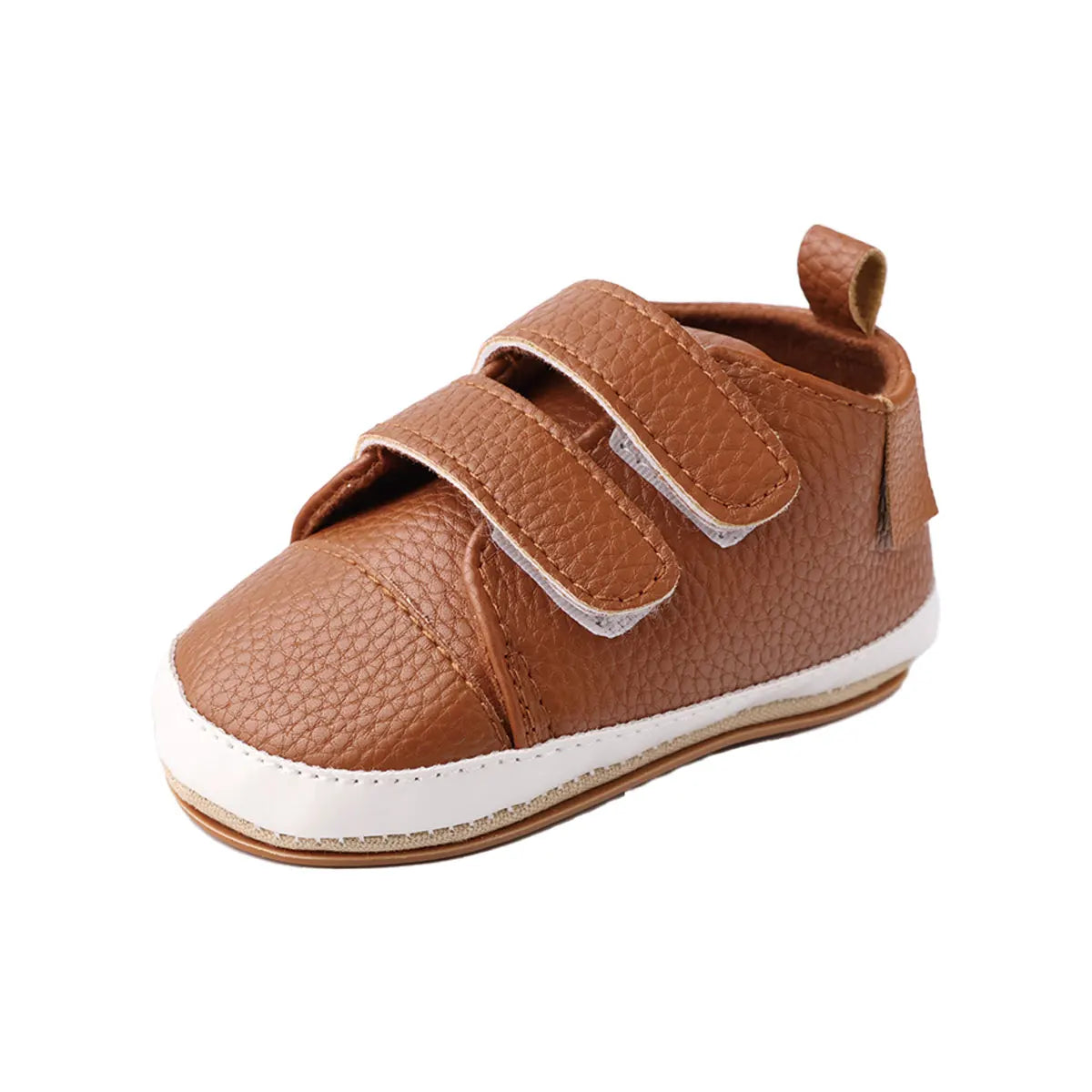 Baby shoes,Spring and Autumn baby shoes 0-1 year old baby shoes Double Velcro casual soft sole non-slip low top toddler shoes