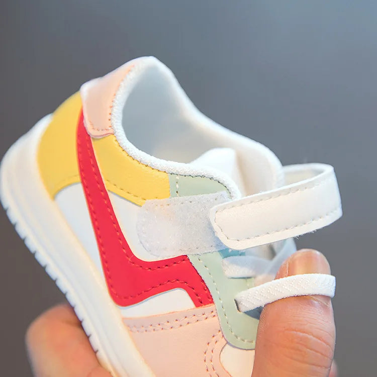 Baby Shoes Infants Boys Girls Childrens Sneakers Kids Baby Shoes Leather Shoes Soft Soles Flat Childrens Sports Shoes Fashion