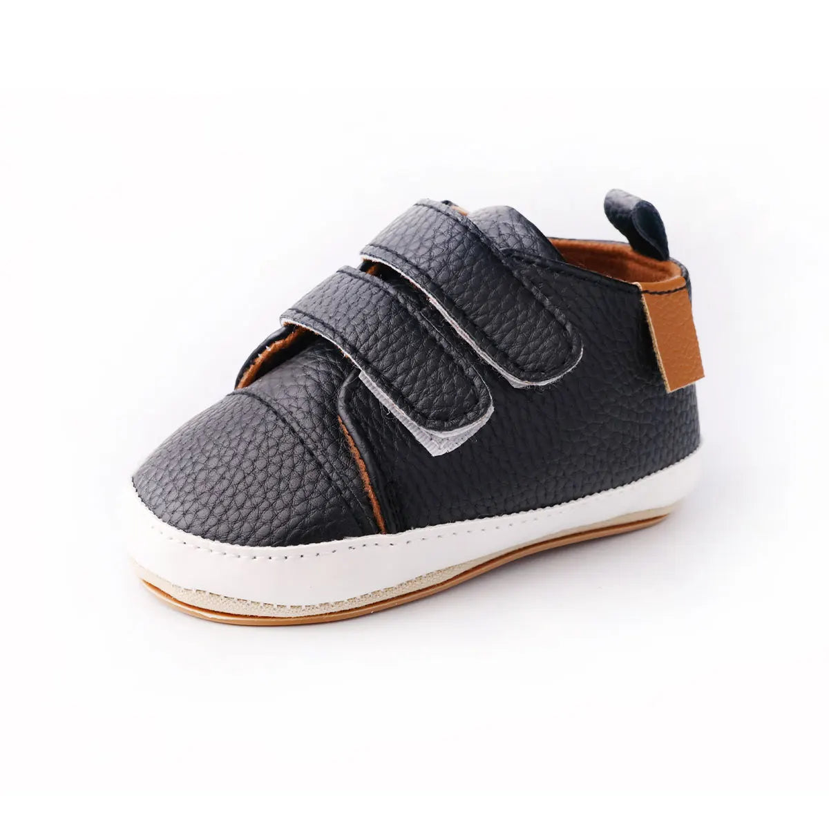 Baby shoes,Spring and Autumn baby shoes 0-1 year old baby shoes Double Velcro casual soft sole non-slip low top toddler shoes