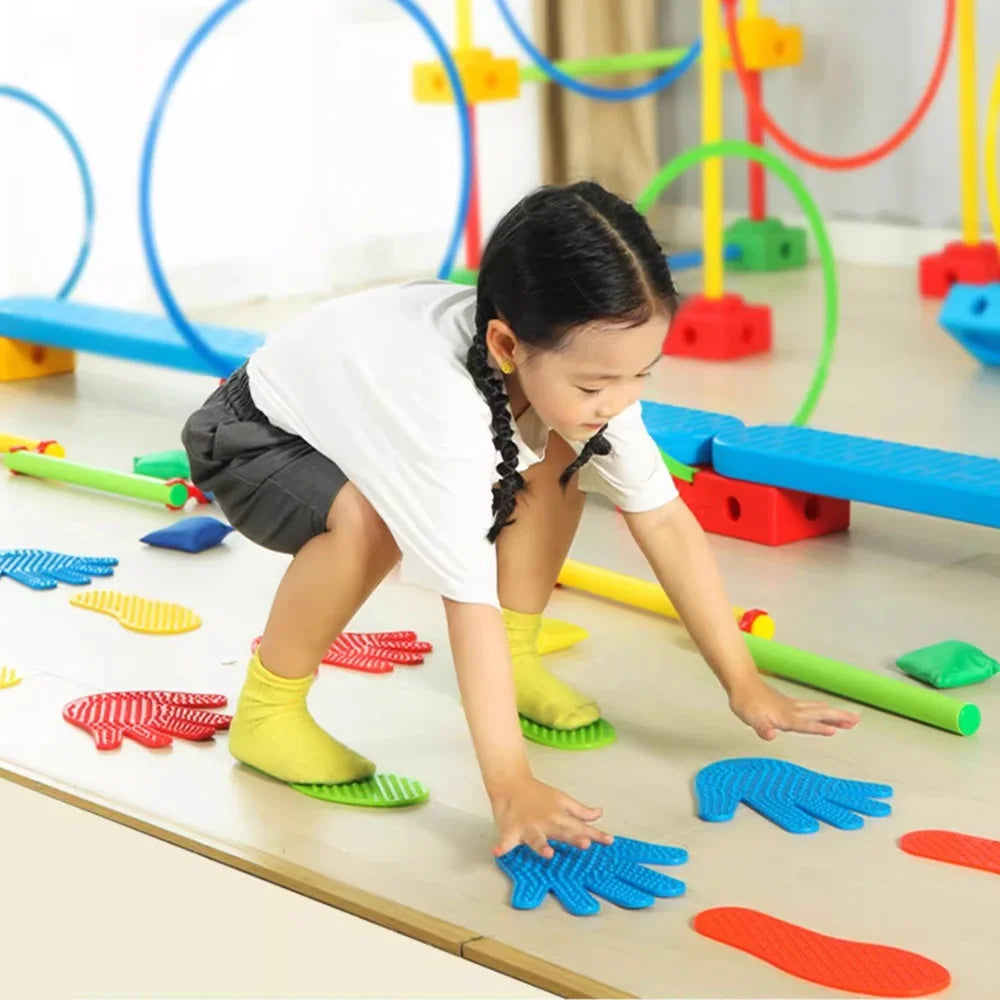 Kid Hand Feet Sensory Play Toys For kid indoor outdoor Training  Hand and Foot Coordination Toys Early education teaching aids