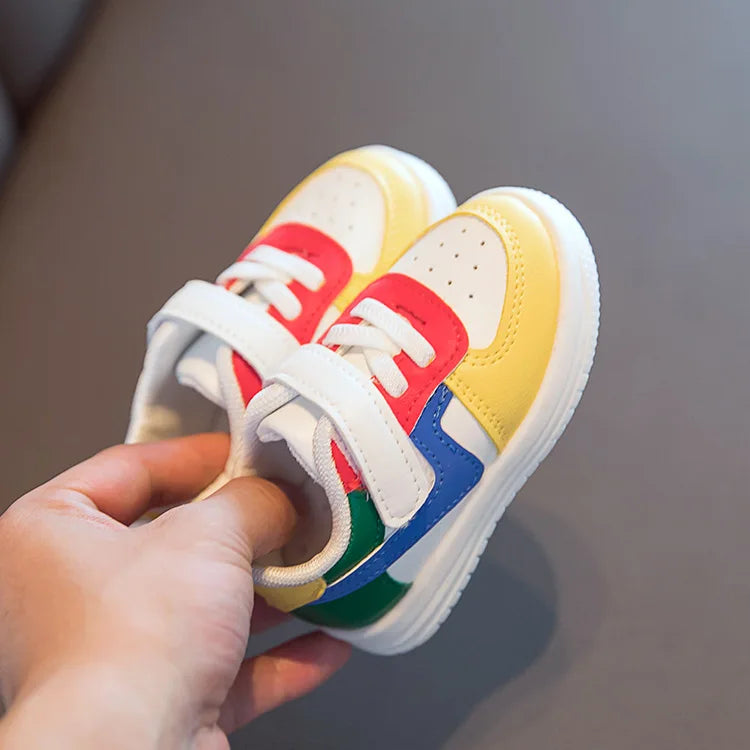 Baby Shoes Infants Boys Girls Childrens Sneakers Kids Baby Shoes Leather Shoes Soft Soles Flat Childrens Sports Shoes Fashion