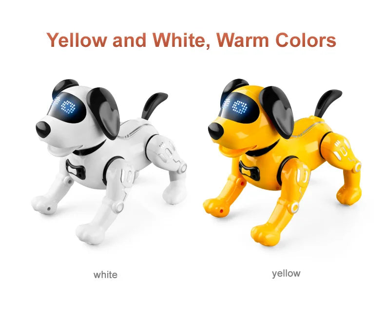 R19 Remote Control Robot Dog Toy Electronic Pets Programmable Robot Feeding interaction RC Robotic Stunt Puppy Children Toy