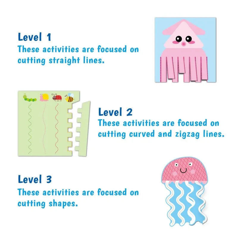 Children's paper-cut book creative fun DIY handmade daily activities paste toys kindergarten puzzle