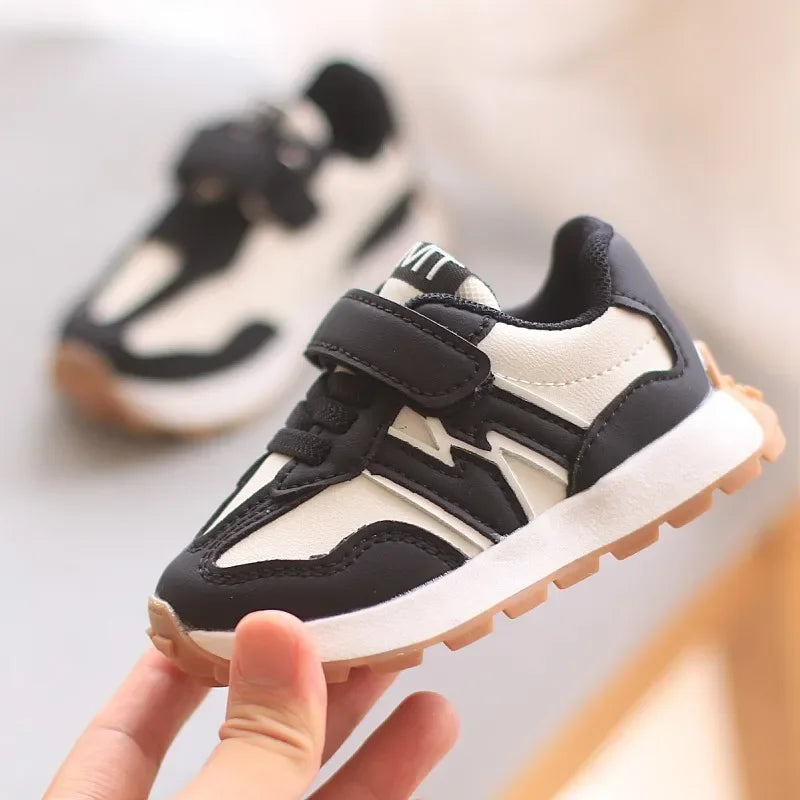 Children's Sports Shoes Toddler Breathable Non Slip Comfort Sneakers Lightweight Hook and Loop Soft Sole Running Casual Shoes