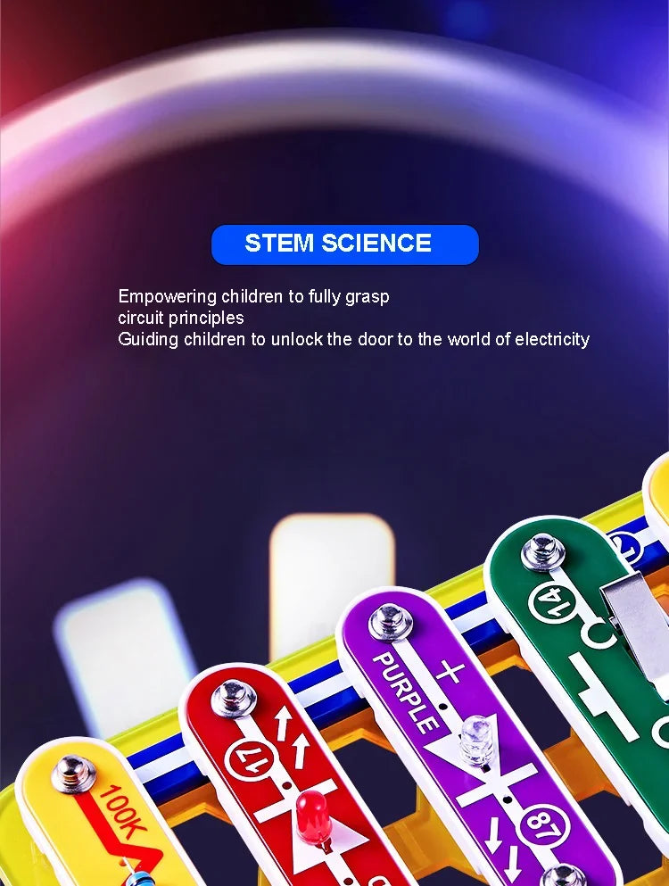 2025 Science Experiments Kits Circuits Electronic For Kids Physical Circuito Electrico niños For Children STEM Toys Science Kits