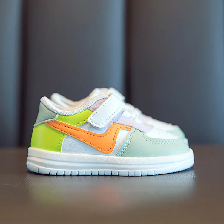 Baby Shoes Infants Boys Girls Childrens Sneakers Kids Baby Shoes Leather Shoes Soft Soles Flat Childrens Sports Shoes Fashion