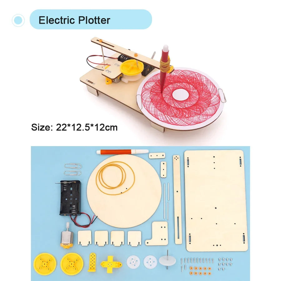 DIY Physical Model Science Experiment Educational Toy Handmade Small Production Assembly Craft Technology Project for School Kid