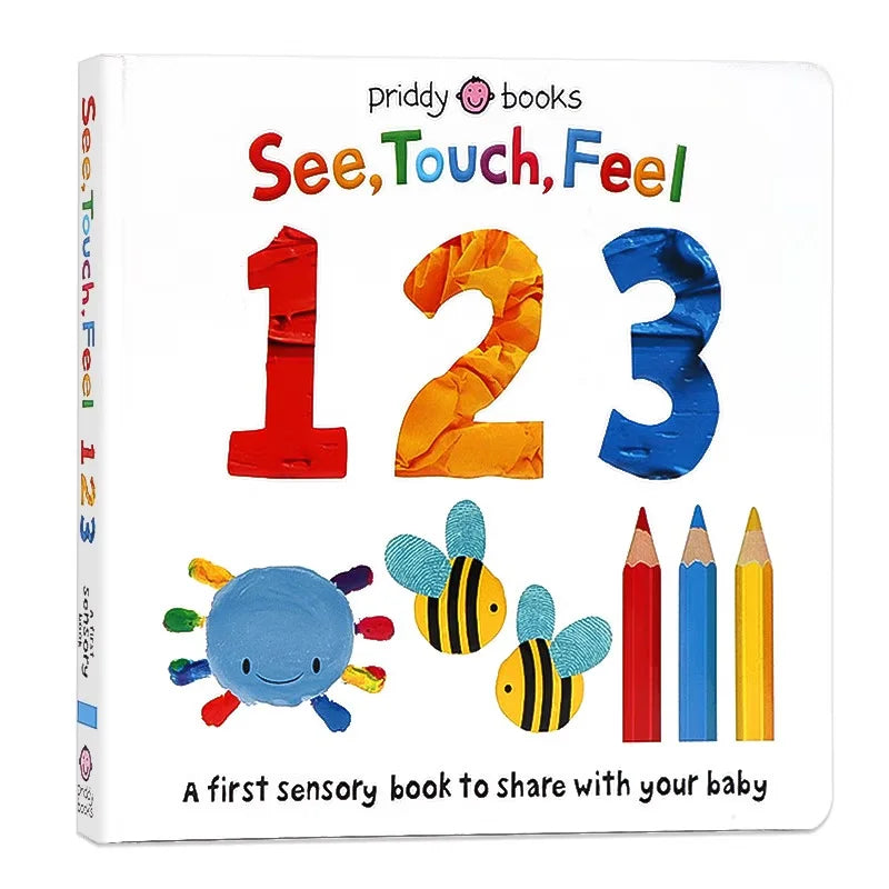 See Touch Feel 123 Roger PriddyChildren's Educational Picture Story Book