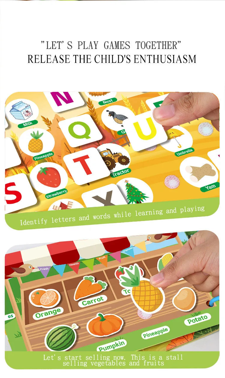 Montessori Baby Quiet Book – My First Learning Activity Book for Toddlers