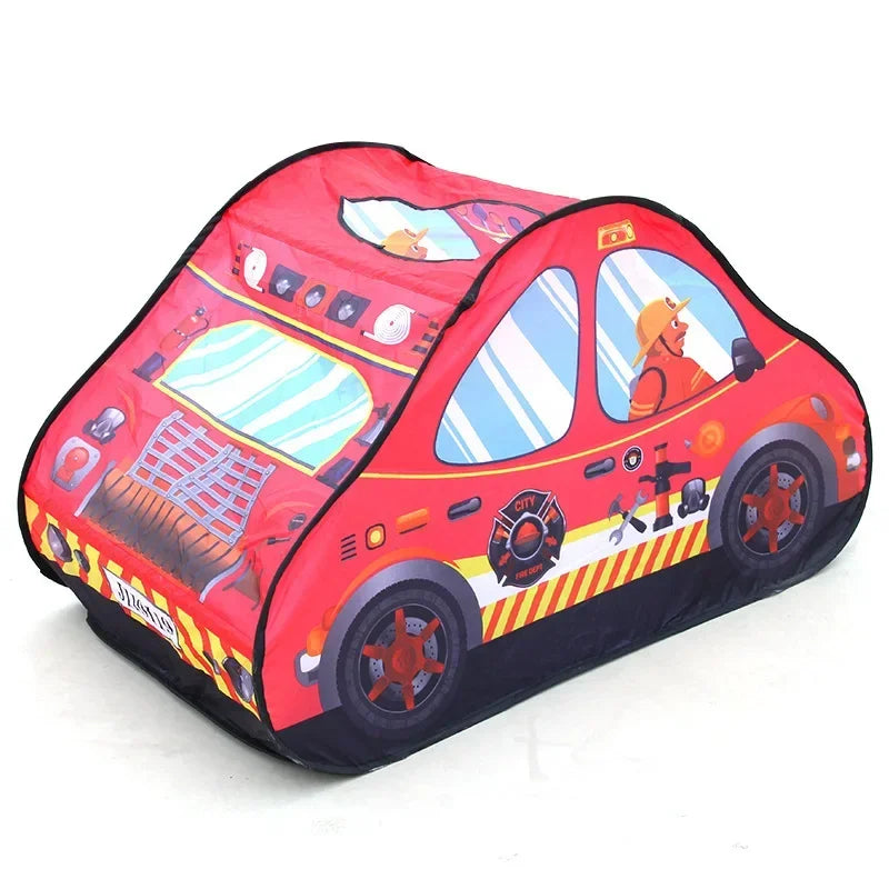 Game House Play Tents Bus Ocean Car Foldable Pop Up Toys Playhouse Children Toy Boy Girls Indoor House Ocean Balls Pool Toy Tent