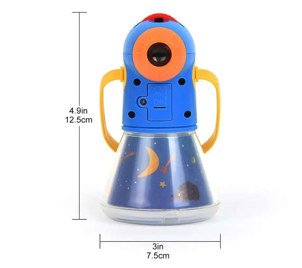 Children's Storybook Torch Projector Kaleidoscope Sky Handrail Galaxy Night Light Up Cartoon Baby Toy For Kids Educational Toys
