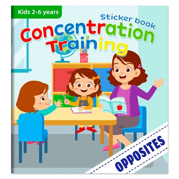 Children's Reusable Stickers Books Cartoon Stationery Stickers for Kids Early Education Cartoon Cute Stickers for Children Gift