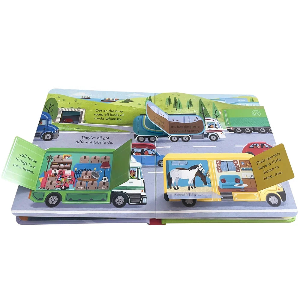 Usborne Peep Inside How Works Series Scientific Knowledge Learning Picture Book in English Daily Bedtime Reading Book