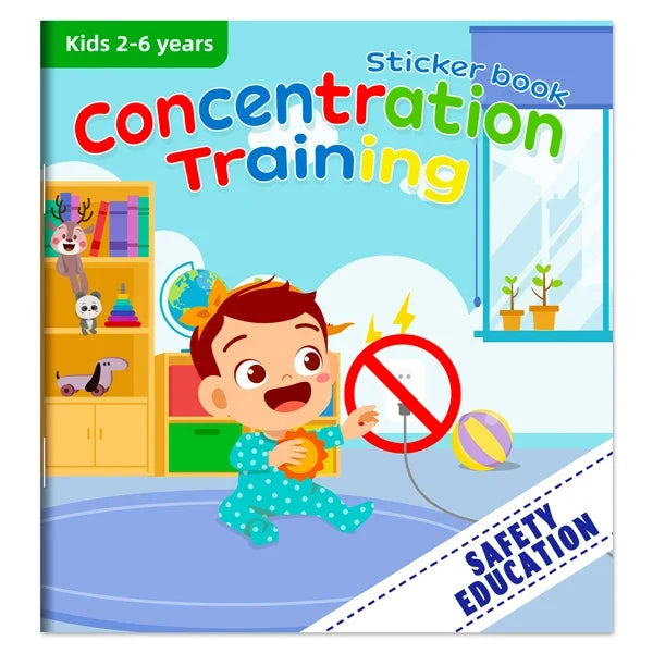 Children's Reusable Stickers Books Cartoon Stationery Stickers for Kids Early Education Cartoon Cute Stickers for Children Gift