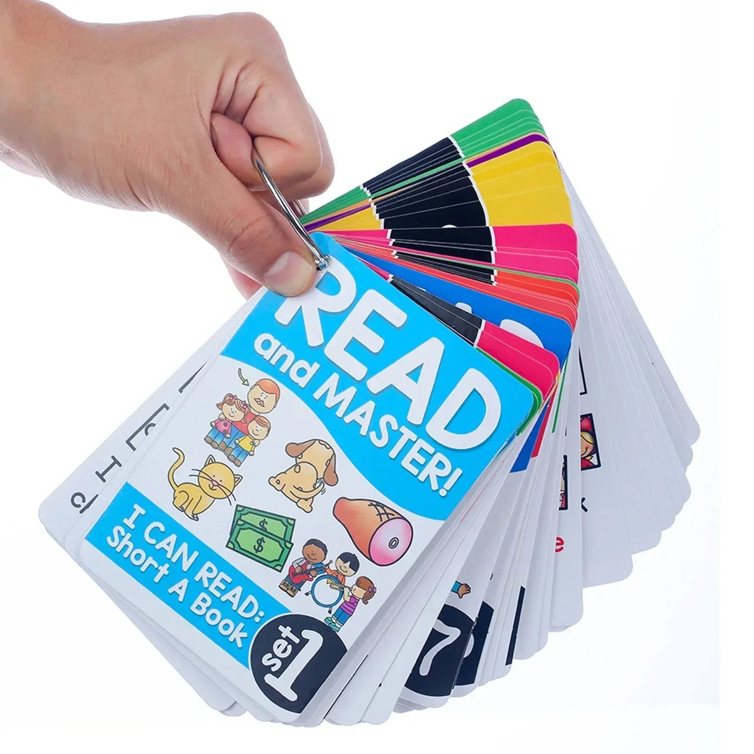 Early Learning 15set  Phonics Card Books Educational Language Toys Word Readings English Learning Gifts for Kids in Learning Education