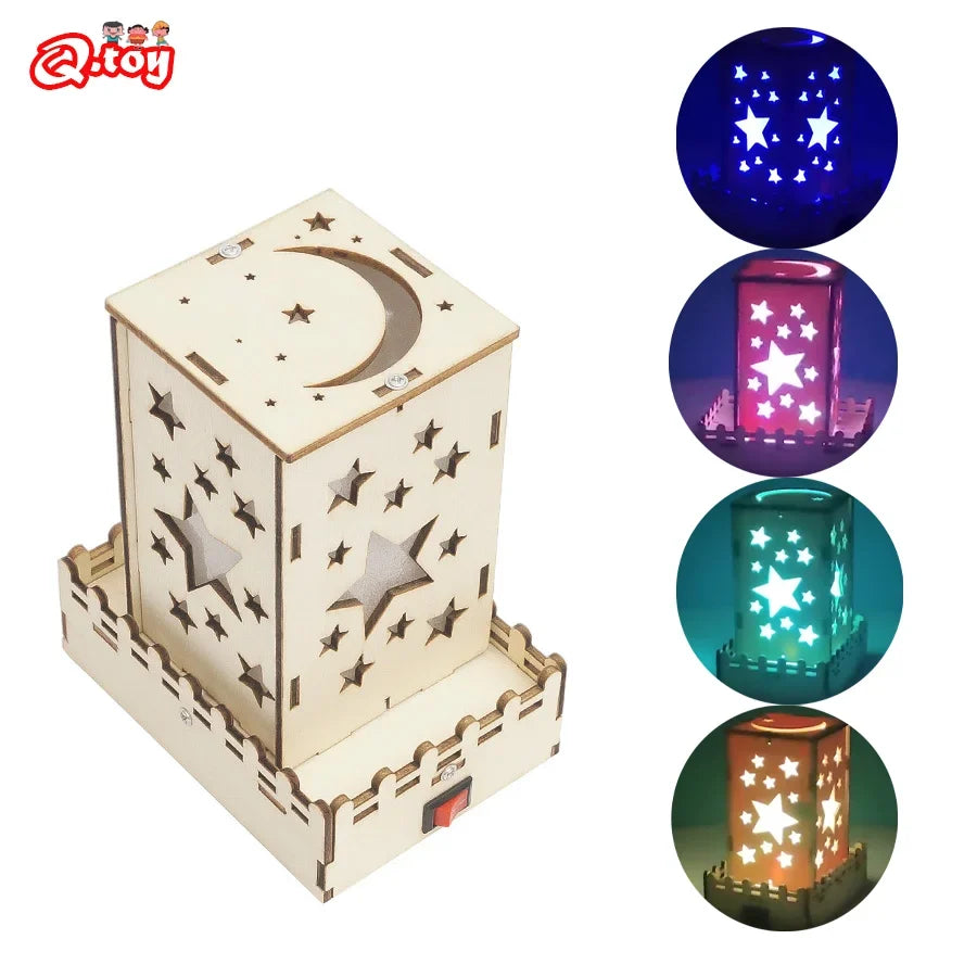 Kids DIY Science Toy Educational Scientific Experiment Kit Light Traffic Light Model Physics School STEM Projects Childrens Toy