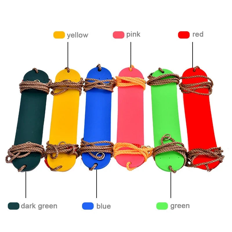 Ninja Tree Swing Toys Warrior Obstacle Course for Kids with Pulley Kit with Accessories Monkey Bars Gym Rings Climbing Ladder