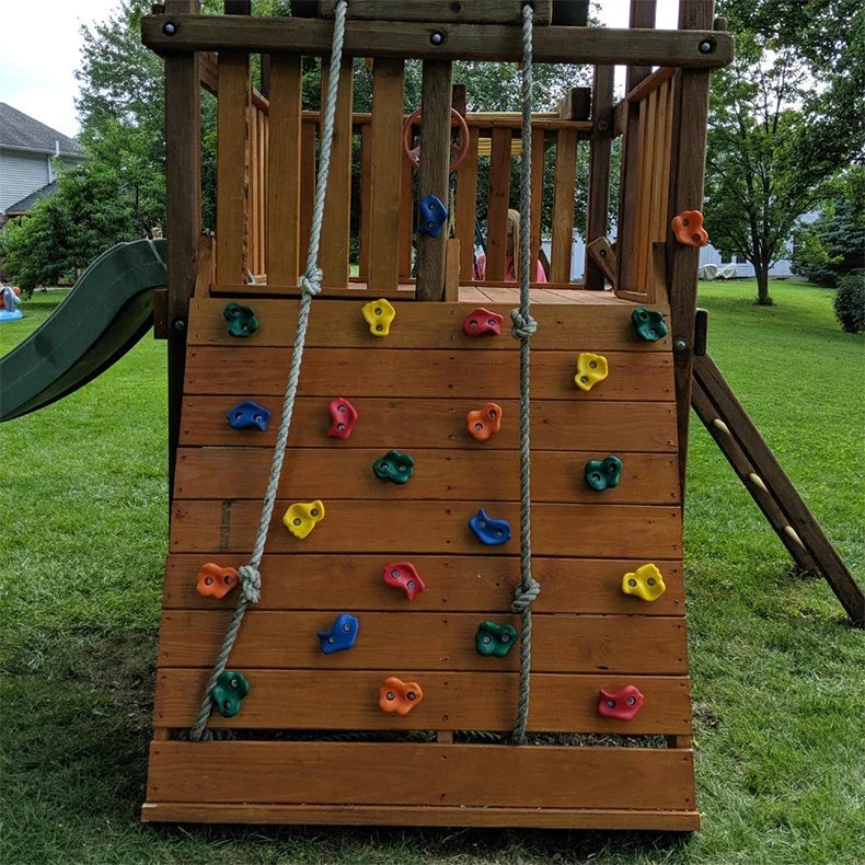 Rock Climbing Wall Stones For Kids Room Adult Rock Wall Holds Climbing Rock Wall Grips Kit Indoor And Outdoor Playground Playset
