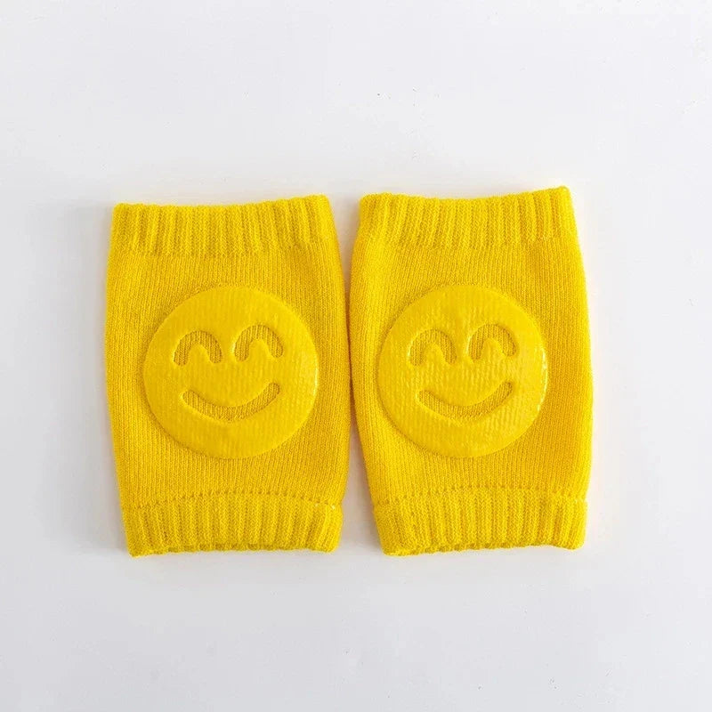 1 Pair Baby Knee Pads Cotton Crawling Elbow Pads Safety Knee Pads Leg Pads Blue