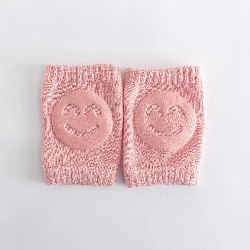 1 Pair Baby Knee Pads Cotton Crawling Elbow Pads Safety Knee Pads Leg Pads Blue