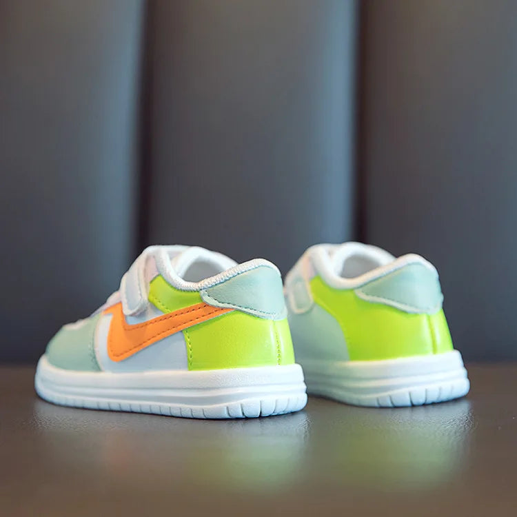 Baby Shoes Infants Boys Girls Childrens Sneakers Kids Baby Shoes Leather Shoes Soft Soles Flat Childrens Sports Shoes Fashion