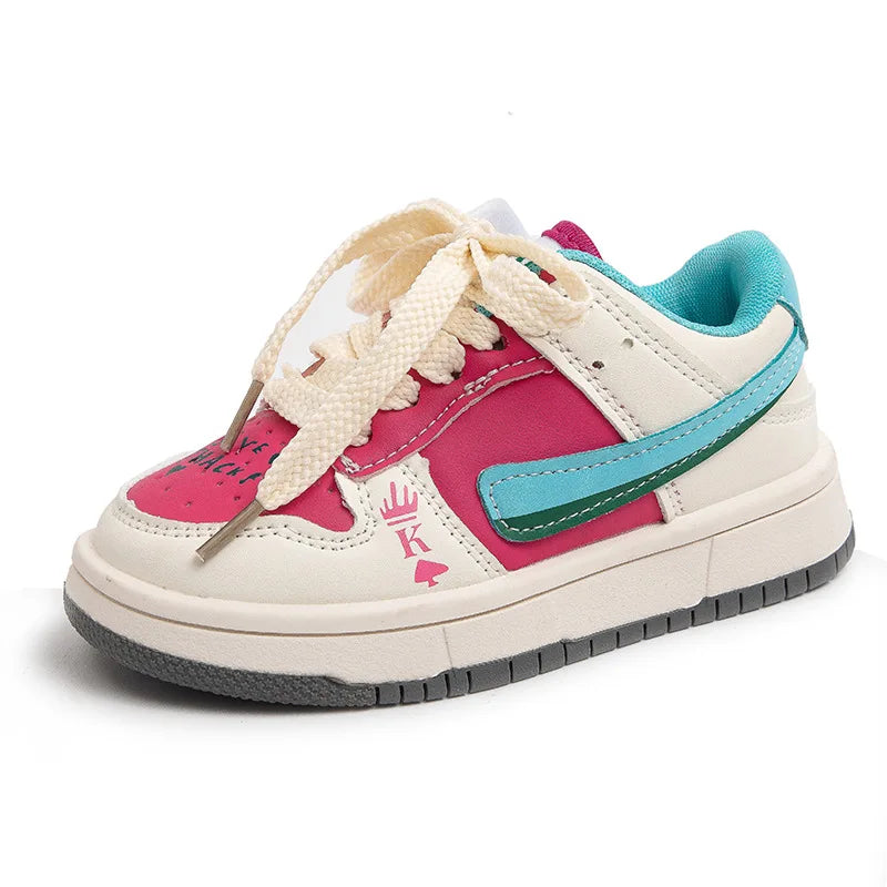 New Children Casual Shoes Four Seasons Kids Single Sneaker Mandarin Ducks Basketball Sports Shoes Boys Girls Sneaker Board Shoes