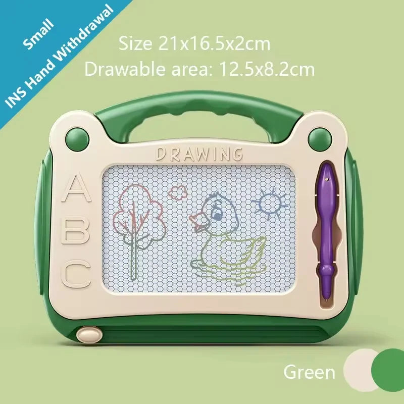 Children Magnetic Drawing Board Colored Graffiti Magic Eraser Drawing Board Children's Graffiti Board Art Early Education Toy