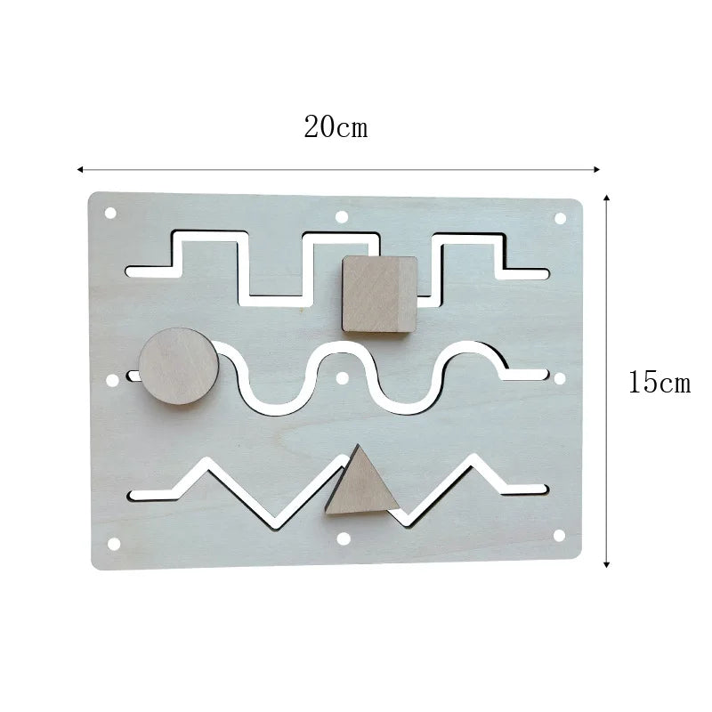Kid Activity Busy Board Material Diy Accessories Montessori Teaching Aids Baby Busyboard Early Education Learning Skill Toy Part
