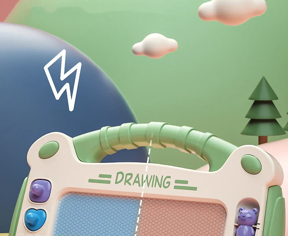 Children Magnetic Drawing Board Colored Graffiti Magic Eraser Drawing Board Children's Graffiti Board Art Early Education Toy