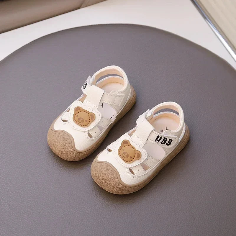 Baby Beach Shoes Breathable Anti-Slip Soft Sole Comfortable First Walkers 2025 Summer New Sandals for Toddlers Sandals Bears